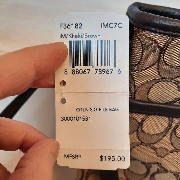 Coach Outlet File Bag - Picture 5 of 6